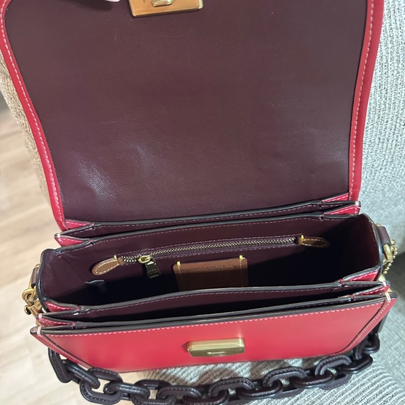 Coach Rogue Top Handle In Colorblock w/long strap - Picture 7 of 8